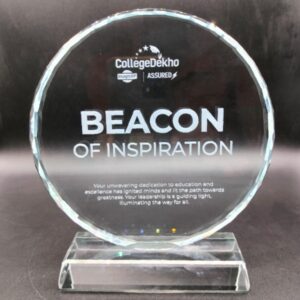 Round Crystal Trophy