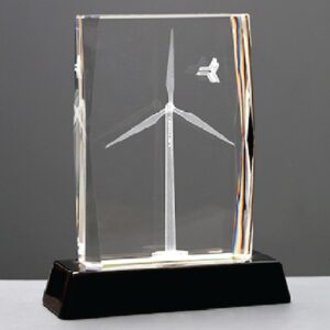 Promotional Crystal Glass Wind Turbine