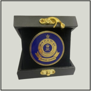 Brass Gold Etching Medallion