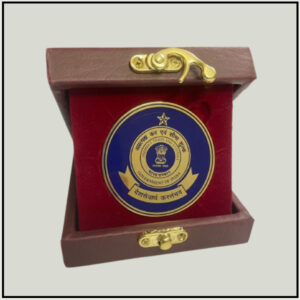 Brass Gold Etching medallion