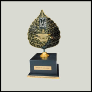 Leaf Shape Metal Award Trophies