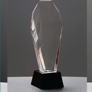 Crystal Trophy with Base